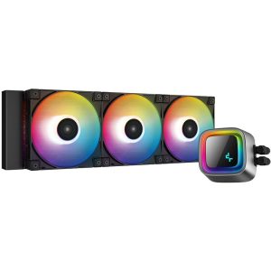 خنک کننده آبی دیپکول مدل ls720 360 مشکی پلمپ