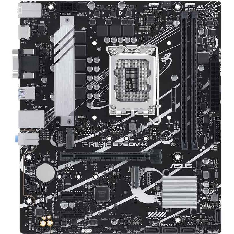 مادربرد ایسوس مدل prime b760 mk ddr5 پلمپ