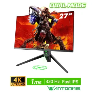 مانیتور تخت انتگیمر 27اینچ 160هرتز درحالت 4k و 320هرتز در حالت fhd پنل ips مدل ant27vu pro پلمپ