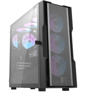 کیس کامپیوتر دارک فلش DK431 Mesh ARGB Mid Tower مشکی پلمپ